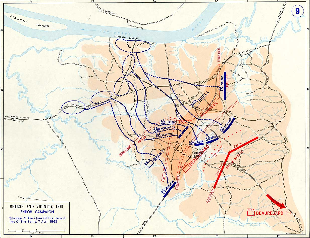 shiloh map